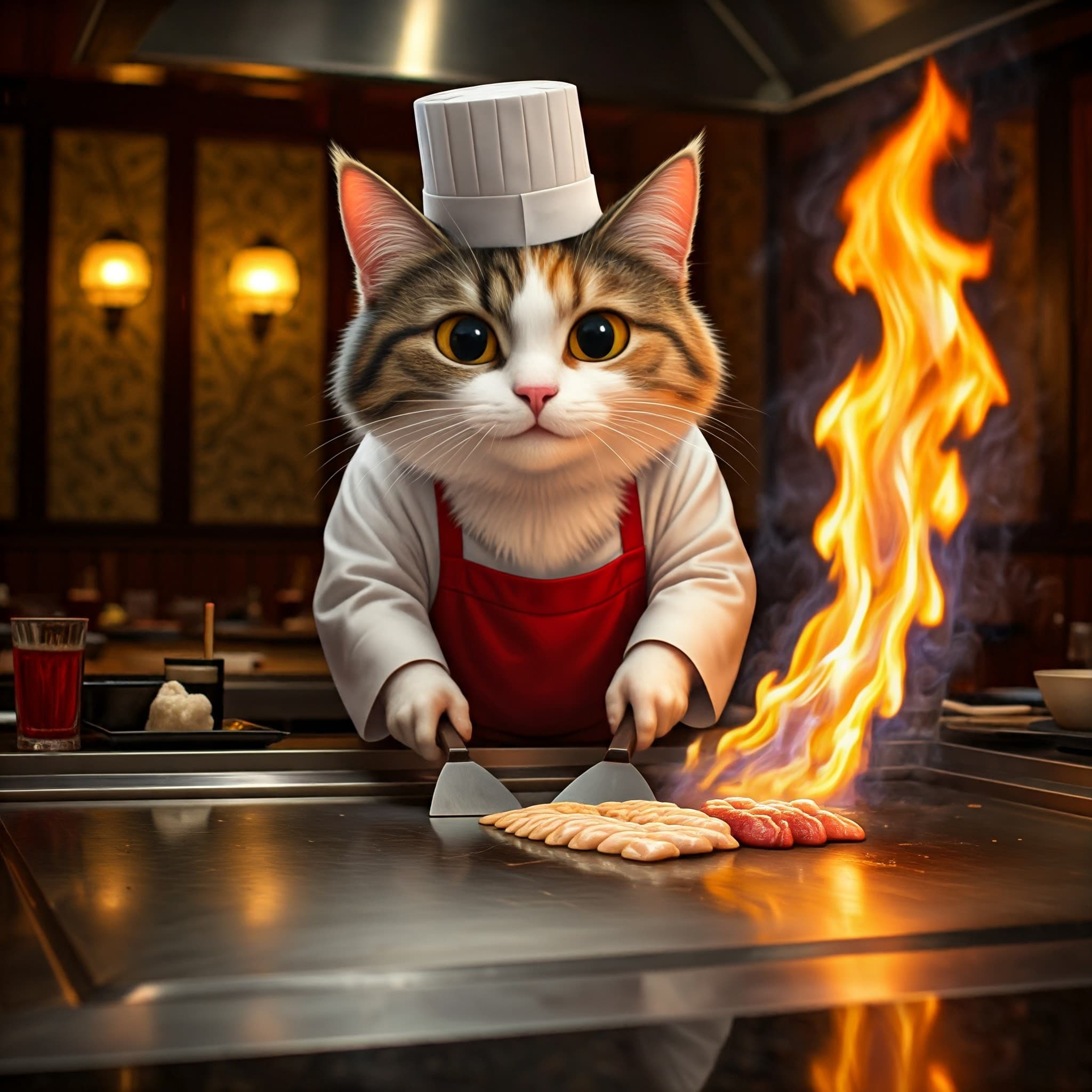 Benihana Cat